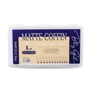 Matte Coffin Soft Gel Tips