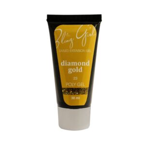 Poly Gel Diamond Gold #023