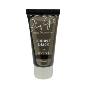 Poly Gel Shimmer Black #024